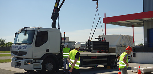 Formation conduite camion grue option télécommande CACES® R490